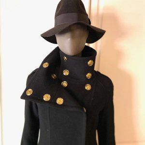 FABULOUS BURBERRY BRIT COAT WOOL & CASHMERE BRIT CHIC US 14  UK 16